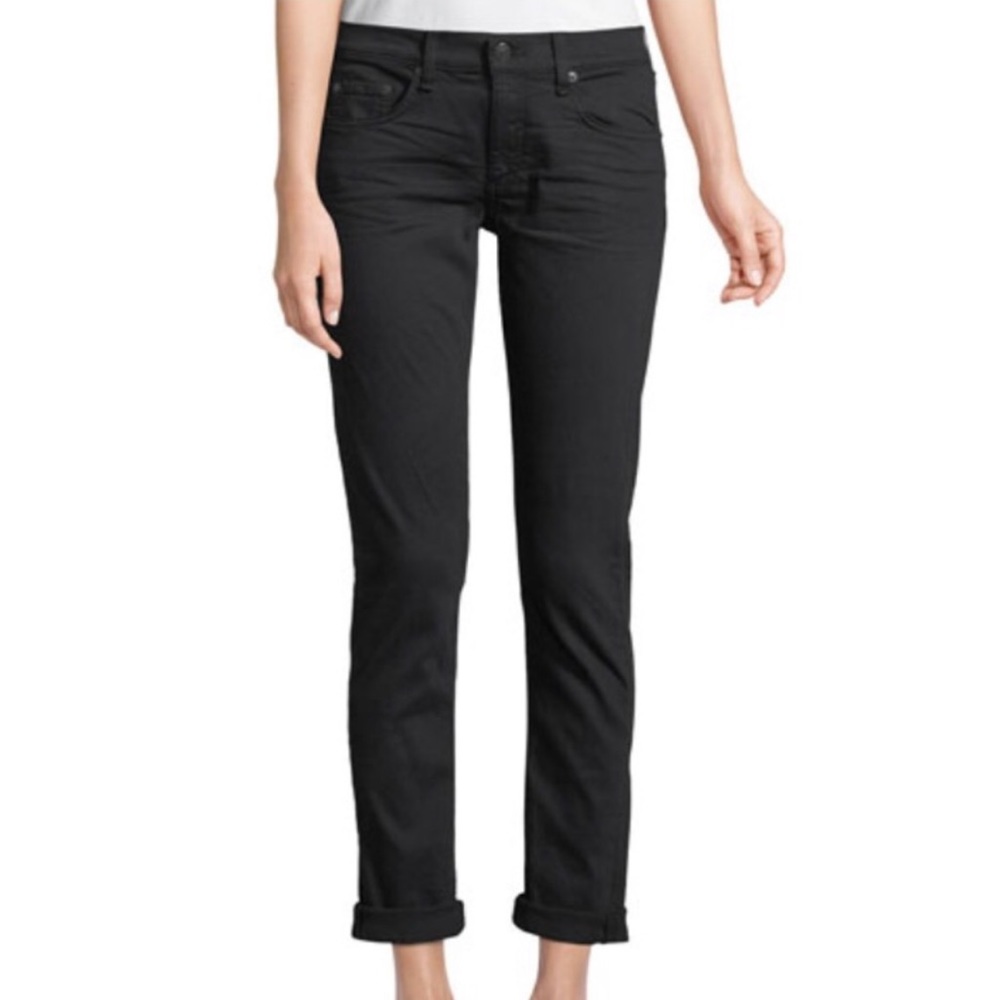 RAG & BONE DRE Aged Black Jeans